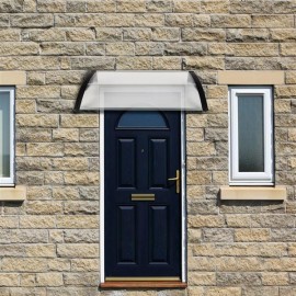 [US-W]HT-100 x 100 Household Application Door & Window Rain Cover Eaves Black Holder