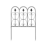 Fashionable And Beautiful Oval Top Iron Art Garden Fence