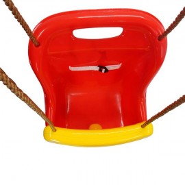 High Back Infant Swing Wide Seat Belt Toddler Child Kid Outdoor Play Red