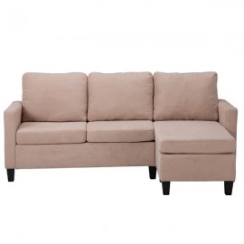 Double Chaise Longue Combination Sofa Beige