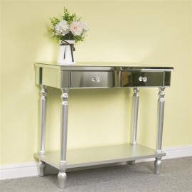 FCH Two Drawers With Shelf Mirror Table Dressing Table Console Table