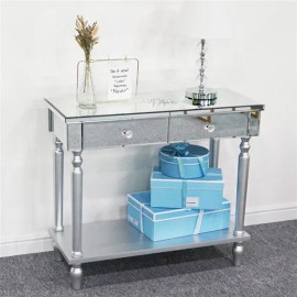 FCH Two Drawers With Shelf Mirror Table Dressing Table Console Table