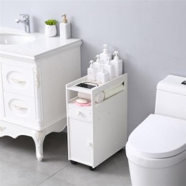 (22 x 45 x 63cm)Bathroom With Narrow Cabinet Shelf