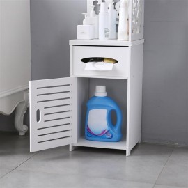 (30x30x120cm) Pattern Carved Bathroom Corner Shelf