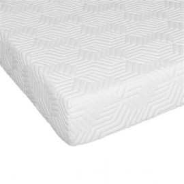10" Two Layers Traditional Firm High Softness Cotton Mattress with 2 Pillows (Twin Size) White