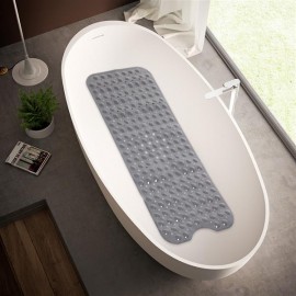 Bathroom Bathtub Non-slip Bath Mat 99*39cm Gray