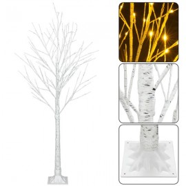 4FT Snowflake Christmas Tree with 48 LED Lamp